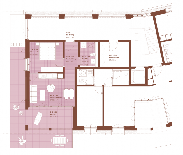 Wohnung X-II 0.1