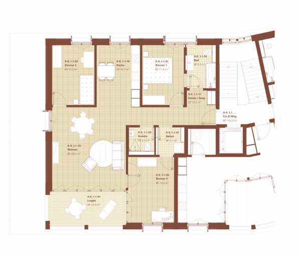 Wohnung X-II 1.1
