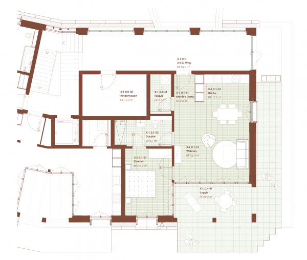 Wohnung X-I 0.1