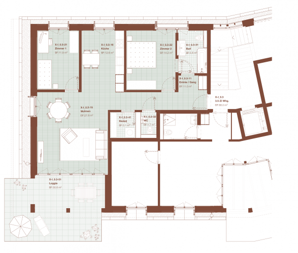 Wohnung X-I 0.3