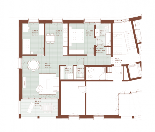 Wohnung X-I 1.3